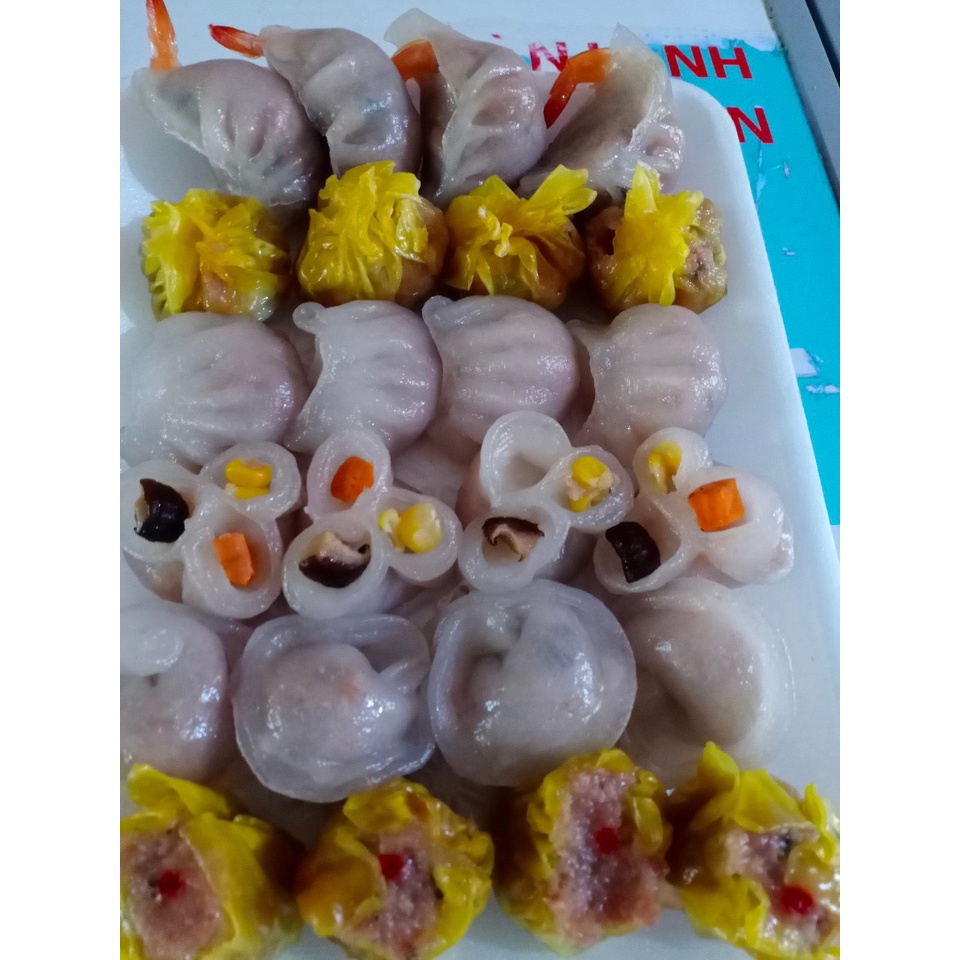 DiMSUM Há cảo, SỦI CẢO TÔM , XÍU MẠI,CẢO SÒ ĐIỆP - ĐÓNG GÓI 1KG - 1KHAY /20-24 VIÊN, CHUẨN VỊ NGƯỜI HOA