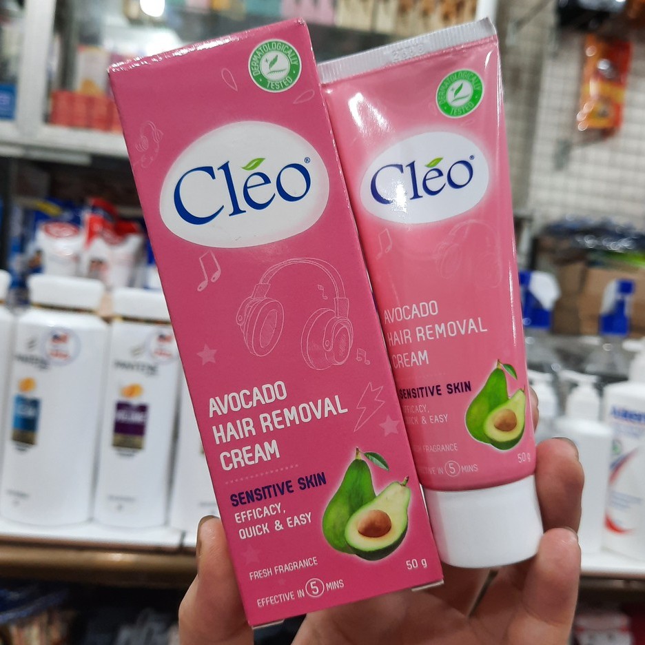 Kem bơ tẩy lông Cleo dành cho da nhạy cảm 50g