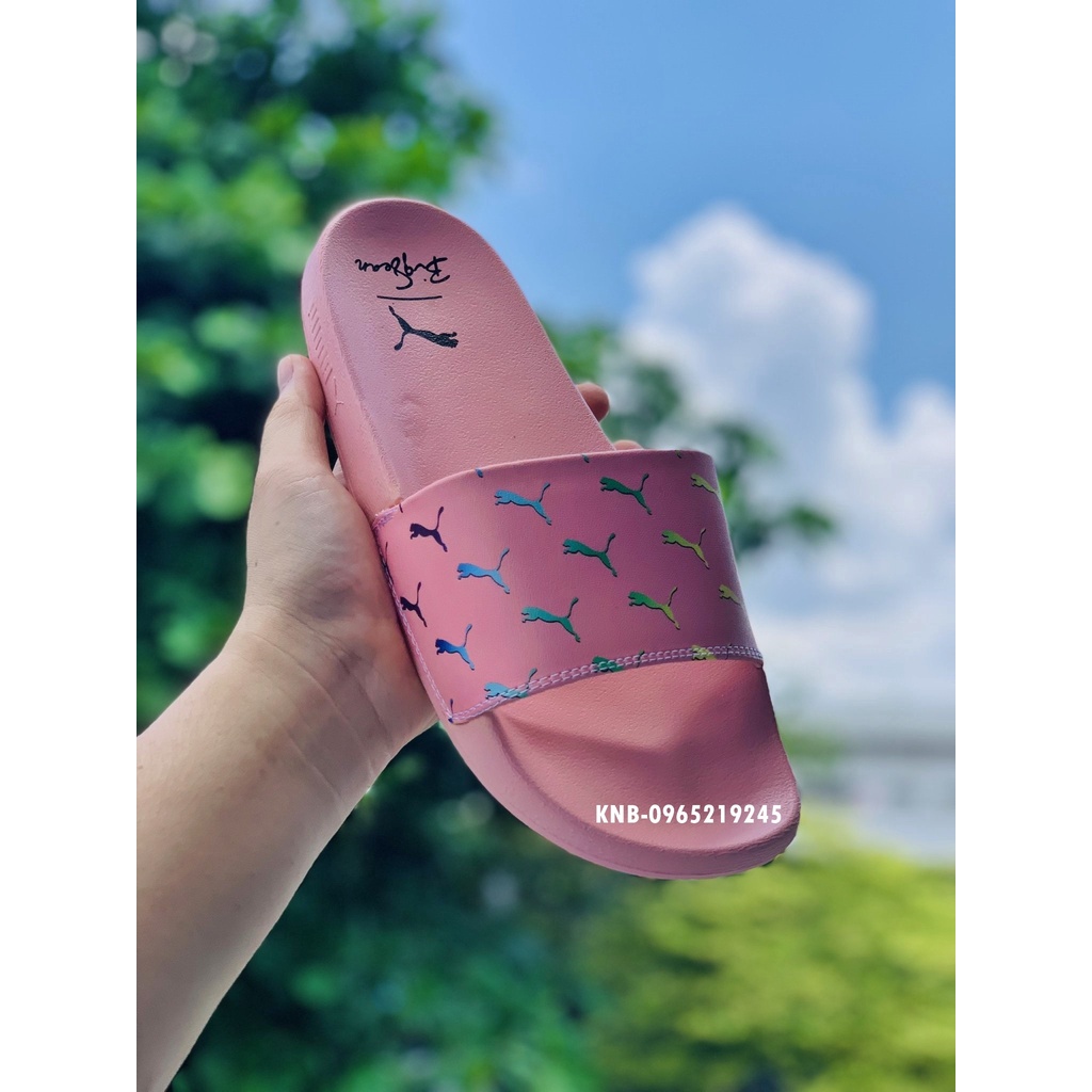 ♥️ Freeship+Ảnh Thật ♥️dép PUMA, dep puma,dép quai ngang nam nữ, dép quai ngang thể thao nam nữ 𝙋𝙐𝙈𝘼 màu hồng