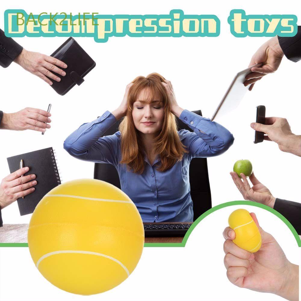 Đồ chơi bóp nén giảm căng thẳng hình quả bóng rổ/bóng đá bằng xốp 2LIFE