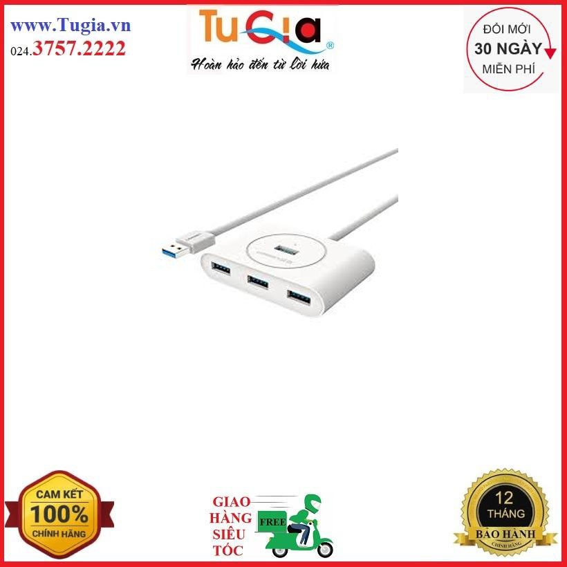 Hub USB 3.0 4 cổng tốc độ 5Gbps UGREEN CR113 dài 50cm 20282 - Hàng Chính Hãng