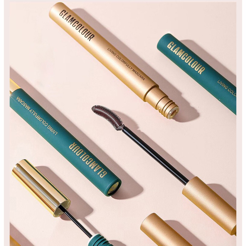 Mascara GLAMCORLOUR Siêu Mảnh Tơi Mi NO.032 Xanh