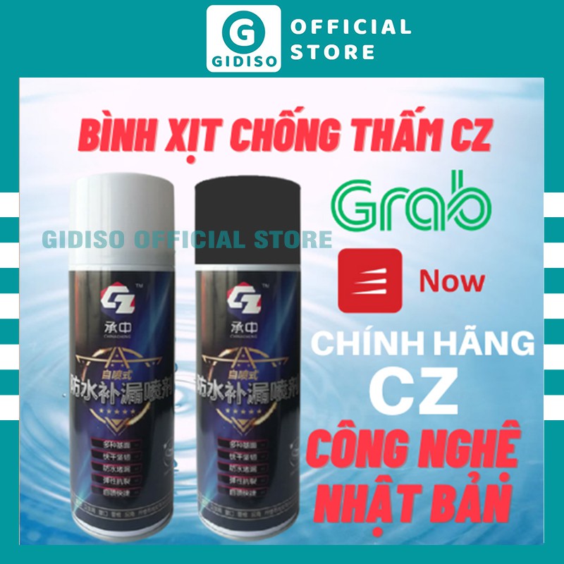 Bình Xịt Chống Thấm SAKYSE Sơn Bọt Epoxy Chống Dột 450ml Chống thấm sàn, tường, mái nhà... GIDISO