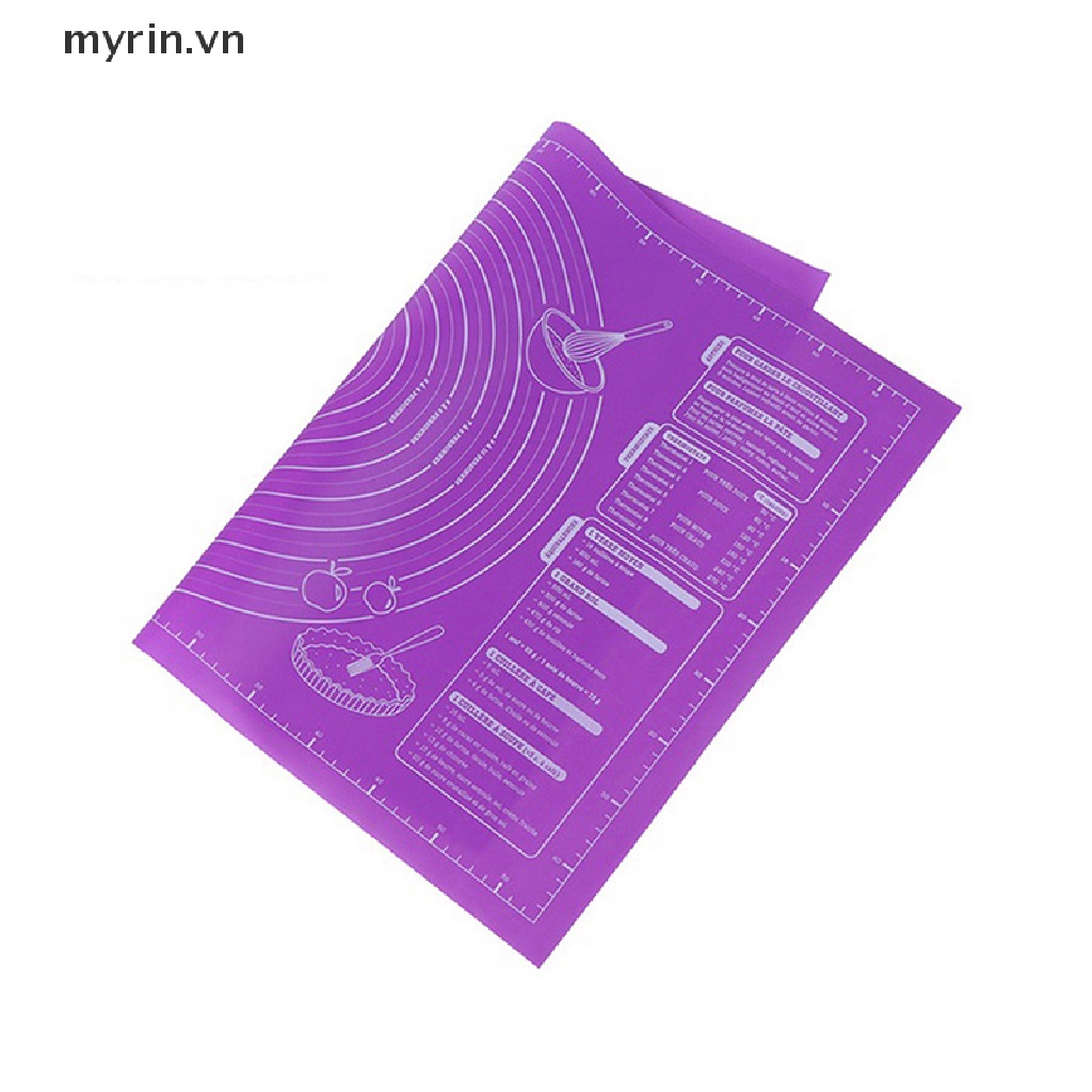 Thảm Silicon Chống Dính Hỗ Trợ Làm Bánh Tiện Lợi