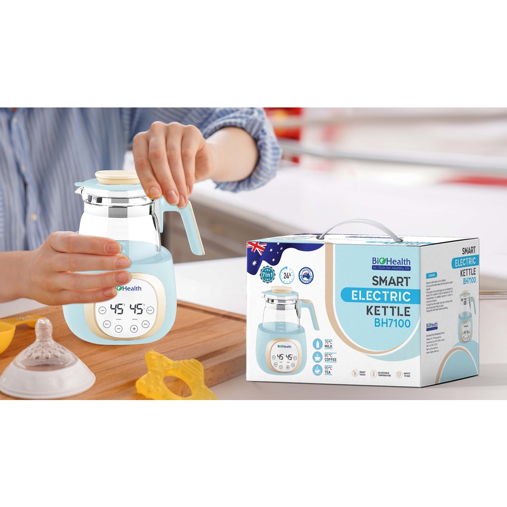 Bình Đun Nước Pha Sữa Đa Năng BH7100 - Giữ Nhiệt 24h - Đun Nước Siêu Tốc