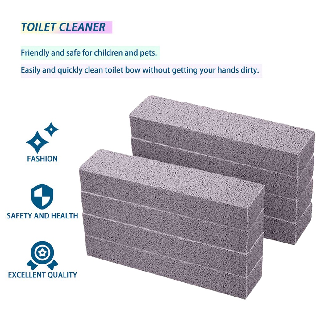 1 Bàn Chải Đá Bọt Biển Làm Sạch Bồn Cầu / Bồn Tắm / Nhà Bếp