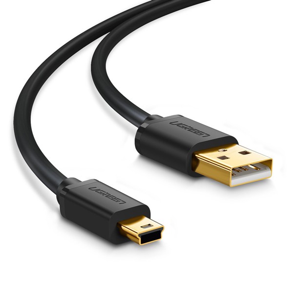Cáp USB 2.0 to USB Mini 1m mạ vàng Ugreen 10355