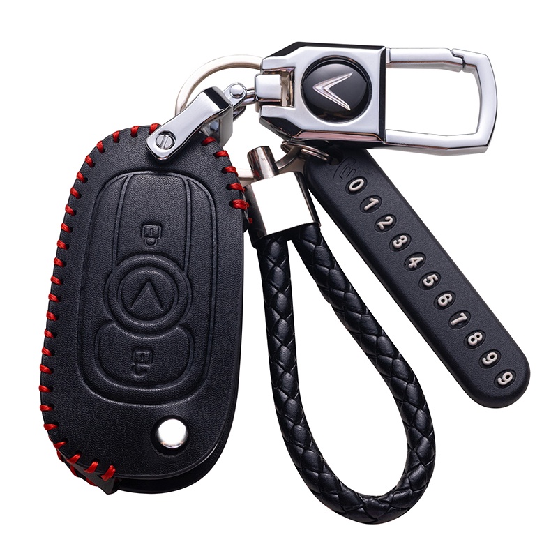 bọc chìa khoá smartkey Vinfast Fadil handmade da thật 001