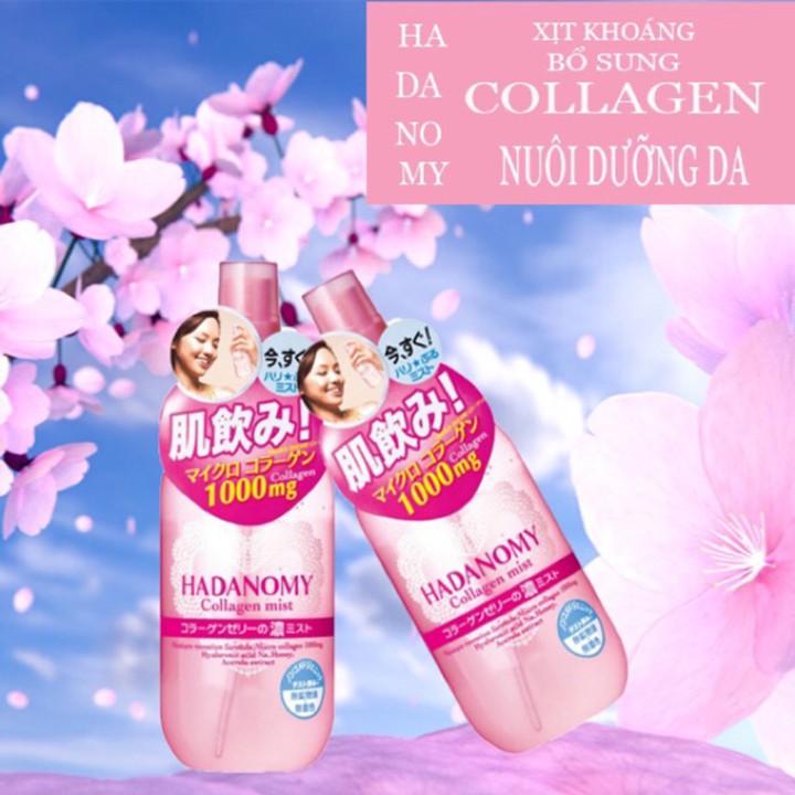 Xịt khoáng collagen Hadanomy