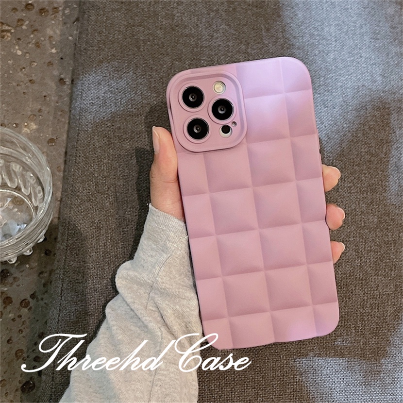 Ốp Điện Thoại Dẻo Họa Tiết Kẻ Sọc Màu Trơn Thời Trang Cho iPhone 14 13 12 11 Pro Max SE2020 X Xr Xs Max 8 7 6 6s Plus