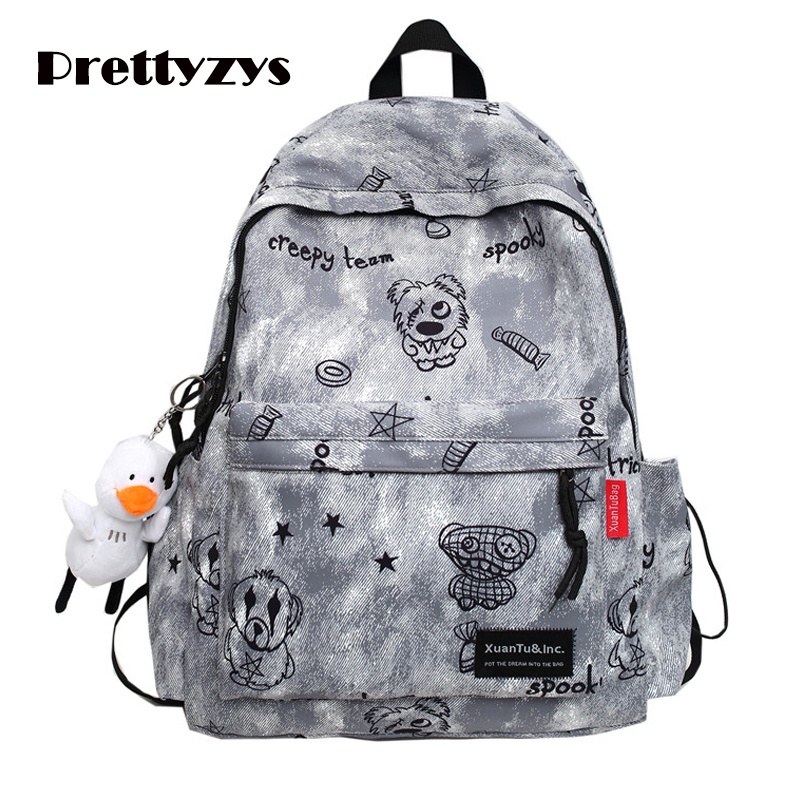 Balo đi học Prettyzys 2022 Hàn Quốc sức chứa lớn 15.6 inch dành cho các bạn gái vị thành niên