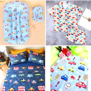 V300🚗 VẢI TWILL HOẠ TIẾT Ô TÔ MAY ĐỒ CHO TRẺ EM, DOLL, OBITSU, DIY, DECOR, HANDMADE, QUILTING, KHẨU TRANG