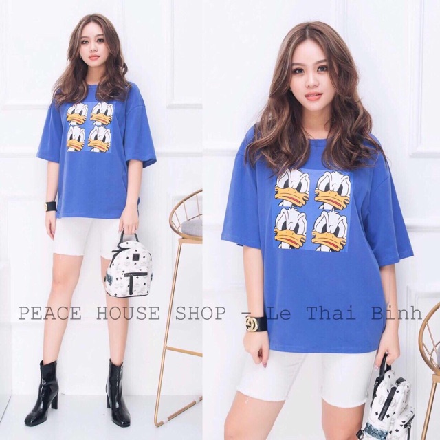 combo 2 áo thun tay lỡ freeship