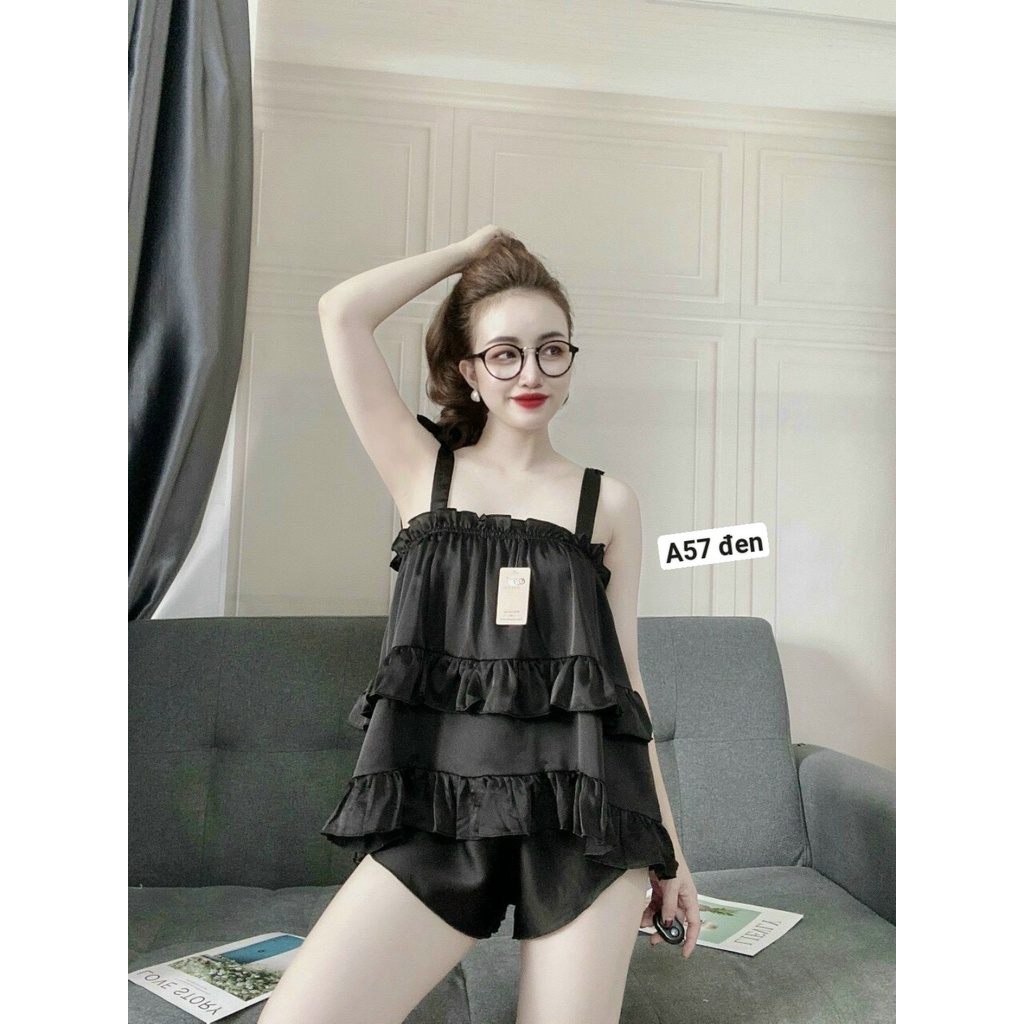 [ Mã A57 ] Set ngủ 2 dây xinh xăn , set bộ mặc nhà, set bộ đẹp | BigBuy360 - bigbuy360.vn