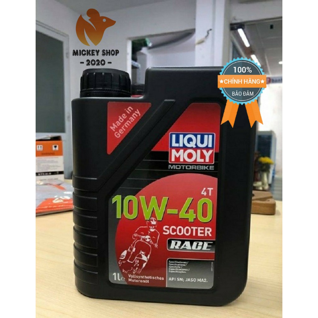 [HOT] Nhớt Xe Tay Ga Liqui Moly Motorbike 4T 10W-40 API-SN Scooter Race – CHÍNH HÃNG