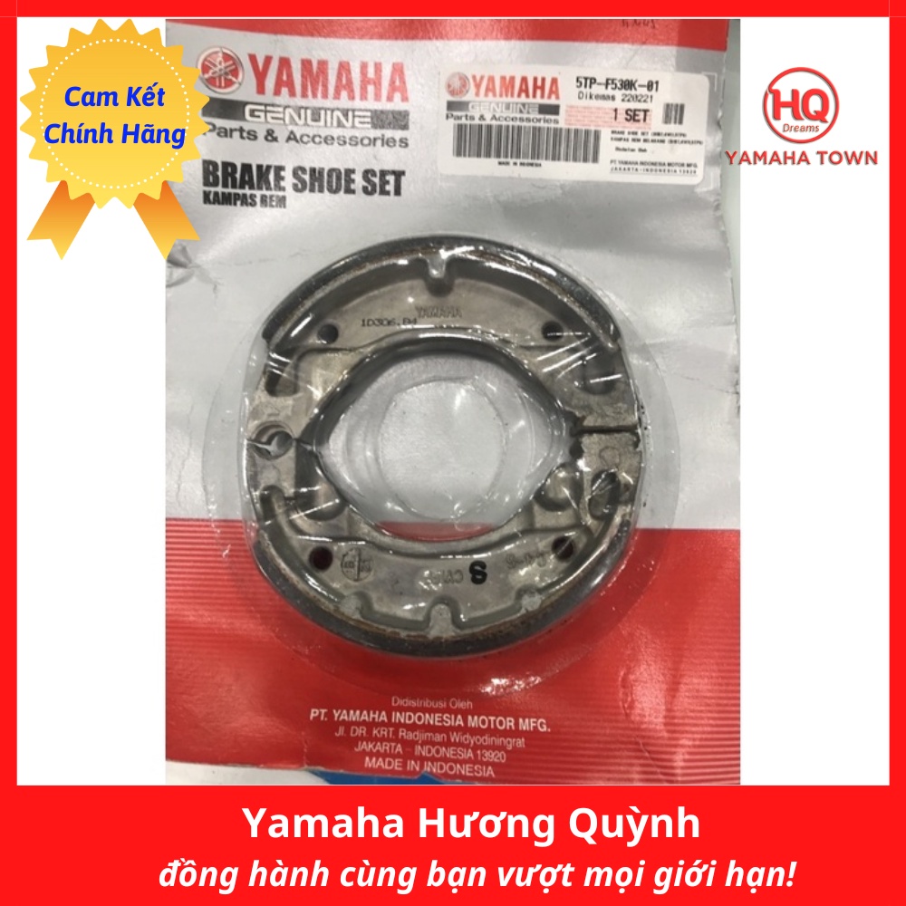 Bố thắng - Má phanh sau chính hãng Yamaha dùng cho xe Sirius và xe Jupiter - Yamaha town Hương Quỳnh
