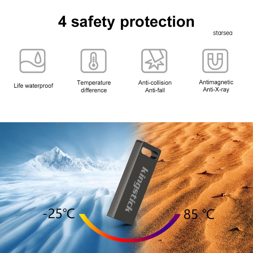 Ổ Đĩa U Usb 3.0 4-128gb Cỡ Lớn Bằng Kim Loại | BigBuy360 - bigbuy360.vn