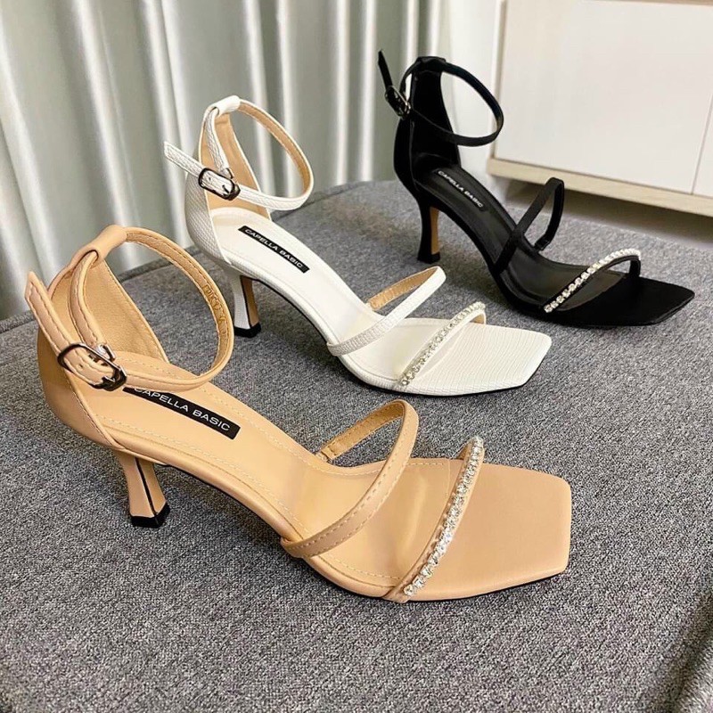 GIÀY SANDAL QUAI MÃNH DÂY ĐÁ MỚI