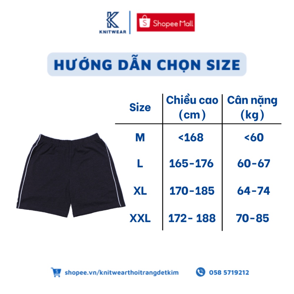 Quần đùi nam mặc nhà kẻ sọc 1 túi sau HANOSIMEX cotton thoáng mát, dễ chịu - Hàng chính hãng Việt Nam chất lượng cao