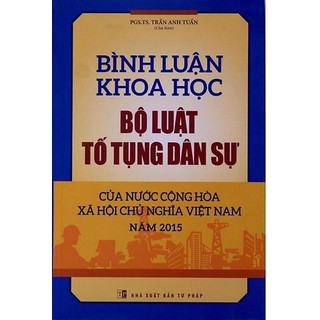 Sách Bình luận khoa học bộ luật tố tụng dân sự của nước cộng hòa xã hội chủ nghĩa Việt Nam