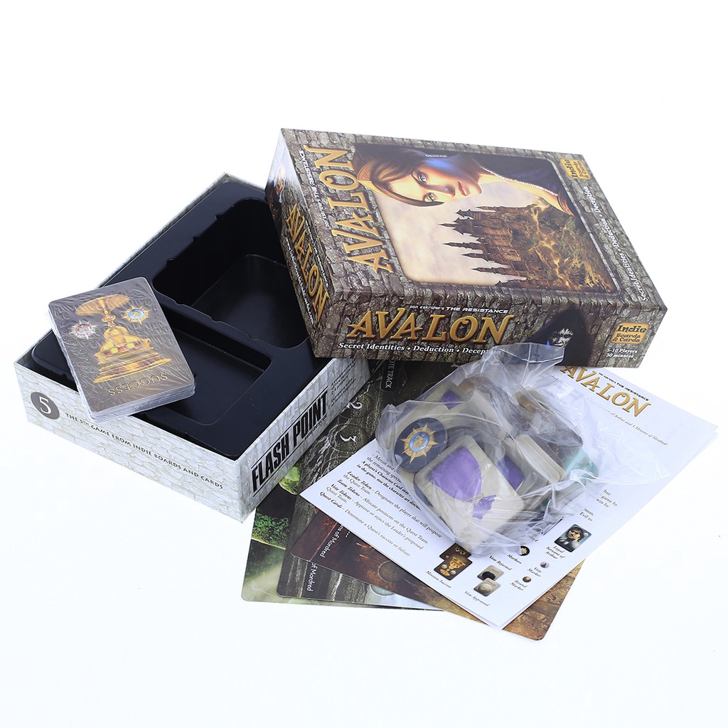 Avalon Card Game Lancelot | Bộ thẻ bài trò chơi Truyền Thuyết Vua Arthur | Board game nhập vai ẩn danh suy luận The Resistance: Avalon