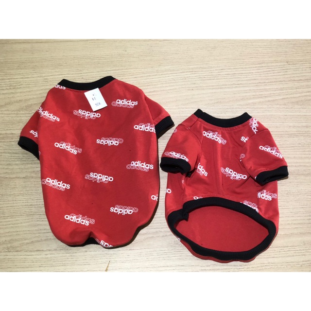 Áo Adidas Viền đen cho chó