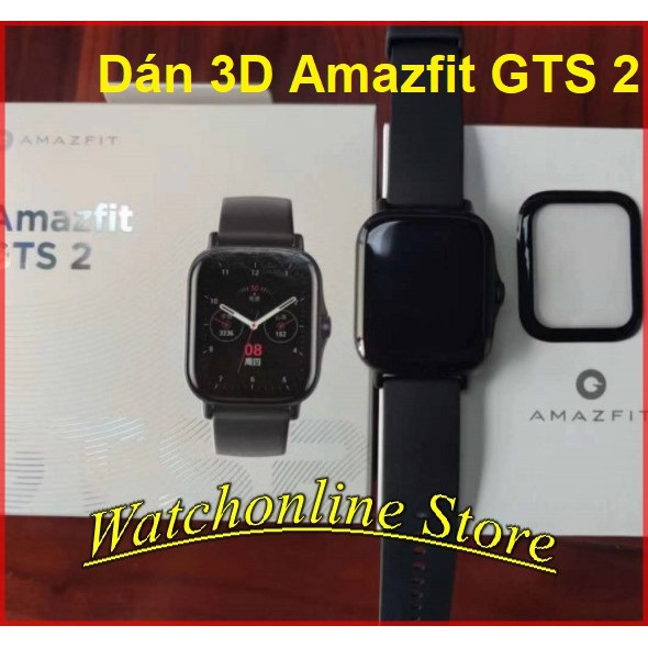 Miếng dán 3D Full màn Xiaomi Amazfit GTS GTS 1 GTS 2 chống xước, bảo vệ màn hình