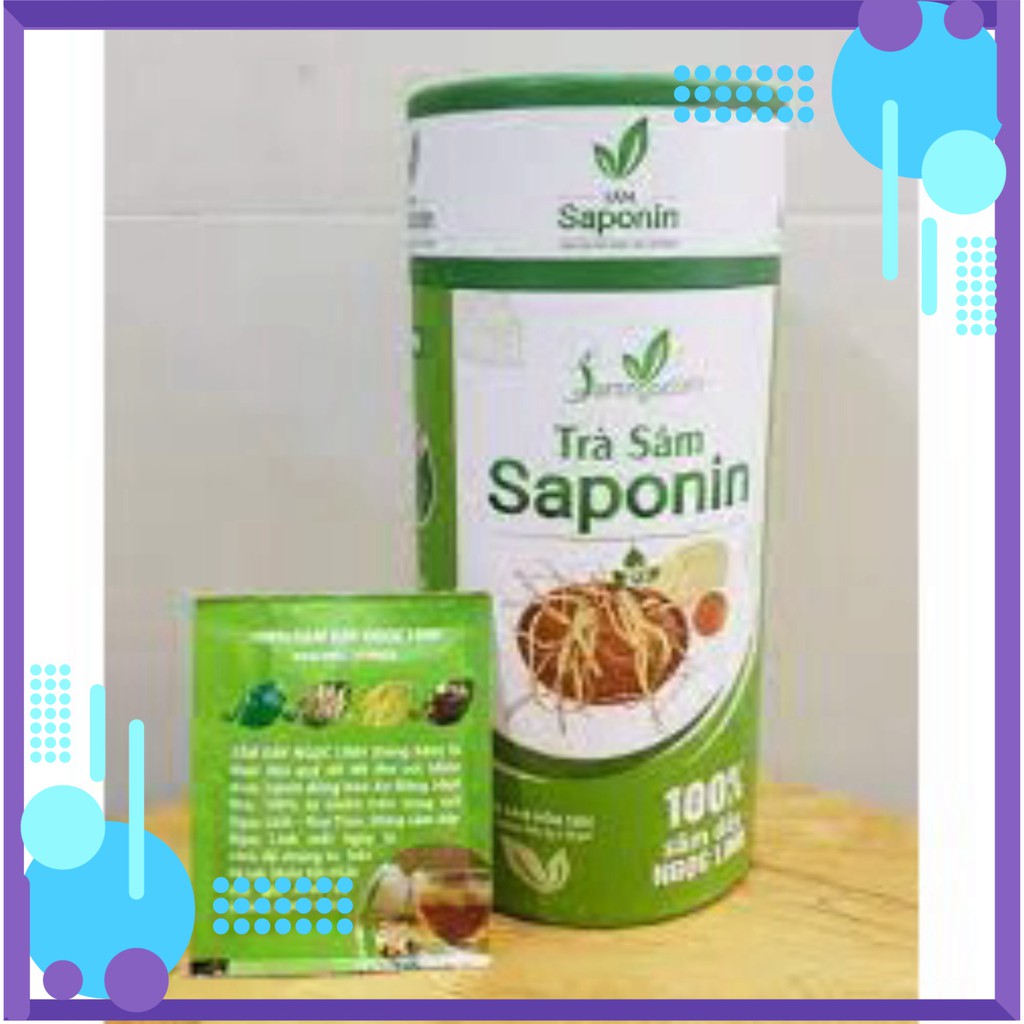 Trà Sâm Saponin - Hộp tròn 150g  ( 5g x 30 gói )