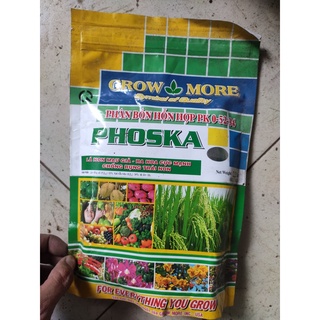 Phân bón grow more phoska 0-52-34 mkp gói 1kg kích thích ra hoa