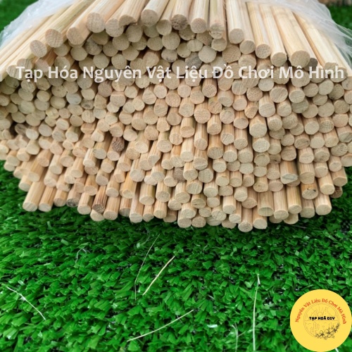 Que Gỗ Tròn Dài 20cm , Que Gỗ Làm Mô Hình