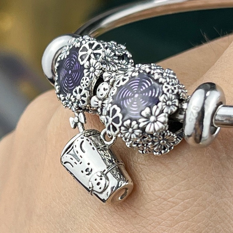 Combo 3 charm khách đặt chuẩn bạc s925 - charm cốc trà sữa - Đông Bích silver