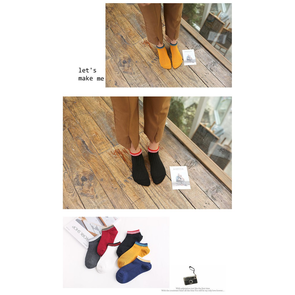 Tất Nữ Cotton Viền Cổ Thời Trang Công Sở ( T006 ) Hàng Loại Đẹp.