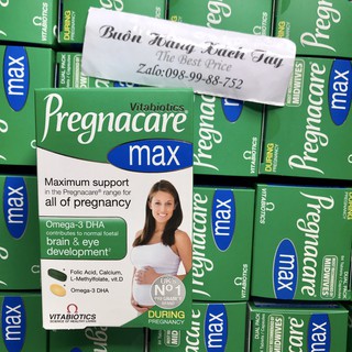 Vitamin tổng hợp cho bà bầu Pregnacare Max của Anh