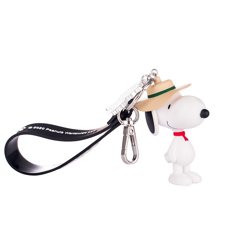 Móc khóa chó Snoopy đáng yêu chất liệu PVC cao cấp nhiều màu làm quà tặng bạn bè người thân trang trí balo - Ráp