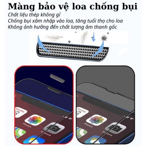 Cường Lực Full Màn Chống Bụi Màn Loa - BAIKO KINGKONG từ IPHONE 6 đến 13 pro max