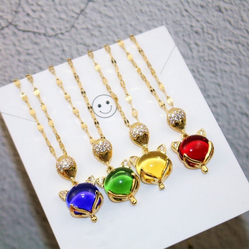 Dây Chuyền Hồ Ly Titan Ko Han Rỉ TT 3848