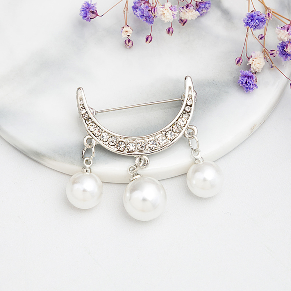 Set 2 Ghim Cài Áo Đính Ngọc Trai Giả Thời Trang Cho Nữ