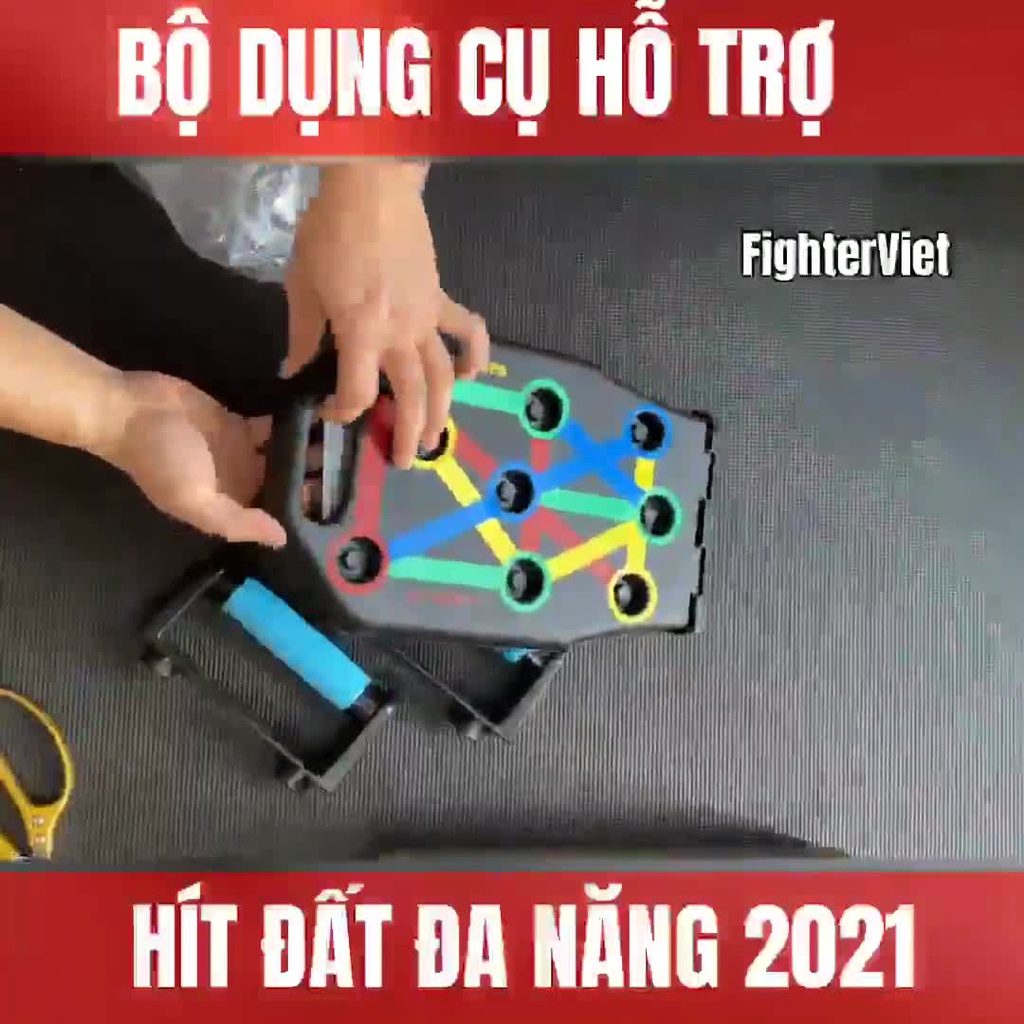 Bộ Dụng Cụ Hít Đất Chống Đẩy Đa Chức Năng Tập Thể Thao Tại Nhà