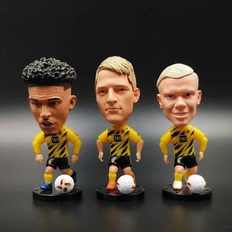 Cầu thủ Borussia Dortmund Erling Haaland, Marco Reus, Jadon Sancho 6,5cm người hâm mộ mô hình búp bê
