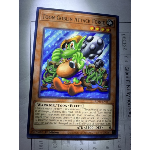 [kn-shop]thẻ bài yugioh: Toon Goblin Attack Force