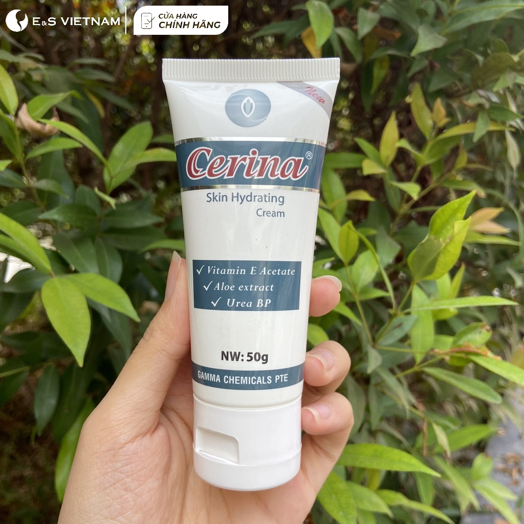 Kem Dưỡng Ẩm Toàn Thân cho Mẹ Bầu và Mẹ Sau Sinh Cerina skin Hydrating cream 50g Cải Thiện Nứt Đầu Ti