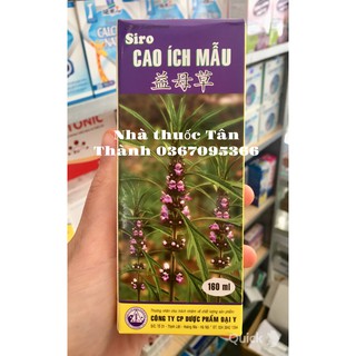 Siro cao ích mẫu Hà Nội bổ máu điều kinh