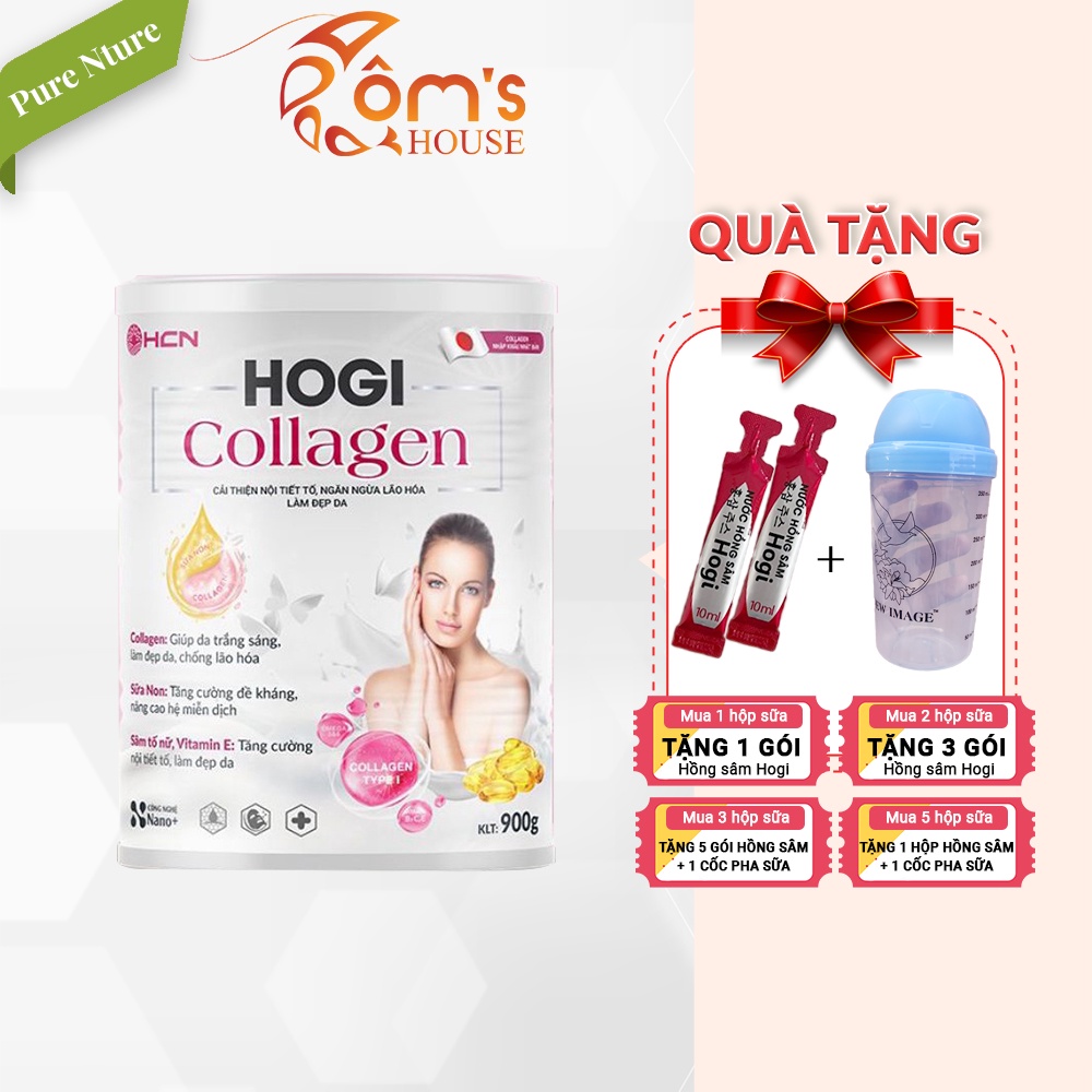 Sữa Collagen Hogi Phục Hồi Cải Thiện Nội Tiết Tố Nữ Chống Lão Hoá Hộp 900gr