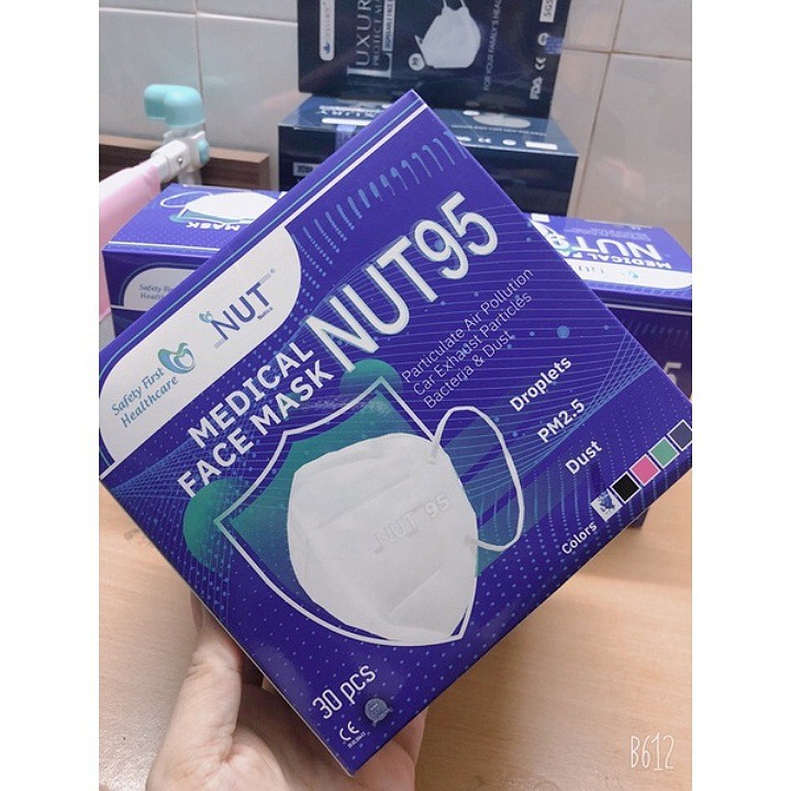 Hộp Khẩu trang Y tế kháng khuẩn Nut95 chuyên BV và Xuất Khẩu  – Cleantek
