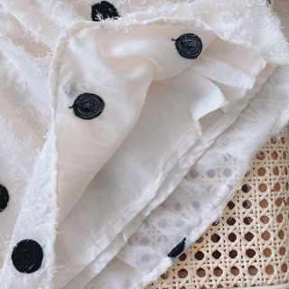 Váy Chấm Bi Ren