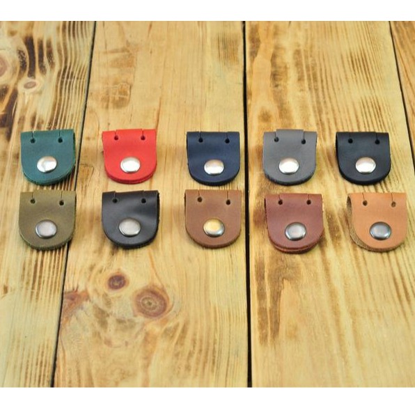 [Mua 4 tặng 1] Cuốn Dây Tai Nghe Cún Con Basic Đủ Màu Sắc - Da Thật Handmade | BigBuy360 - bigbuy360.vn