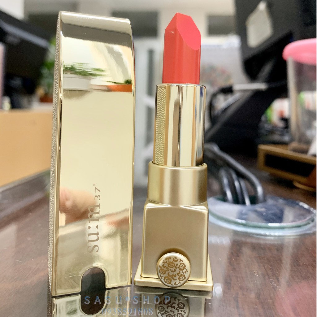 Son Su:m37 Losec Summa Elixir Golden Lipstick Màu 3 Coral Fullsize [Tách sét, không hộp] | BigBuy360 - bigbuy360.vn