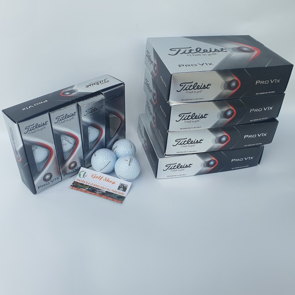 1 Hộp Bóng Golf Mới Titleist Pro V1x, New 2022