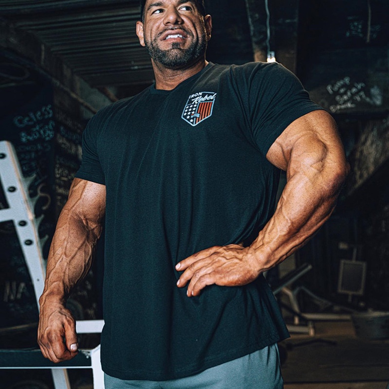 Áo Thun Thể Thao Plus Size M-3XL Chất Liệu Cotton Cho Nam