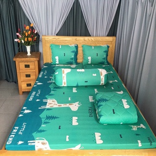 Ga thun hàn quốc hoa văn đỏ bộ 4 món chọn mẫu